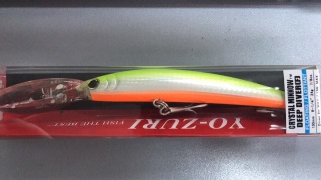 Yozuri Crystal Minnow Deep Dıver 130mm 24gr Sahte Balık