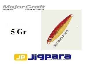Major Craft JigPara Slim Jig Red Gold 5 Gr