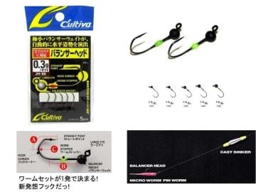 Cultiva 11753 Balancer Head Jighead JH-88