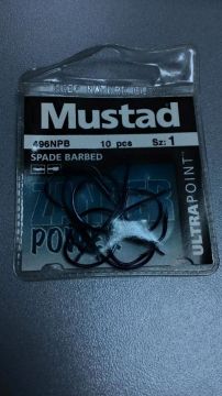 Mustad 496NPB Deliksiz İğne