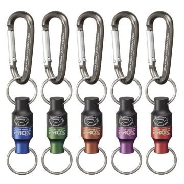 Prox MG Joint Twin Color Mıknatıslı Karabinalı Askı Aparatı Siyah Kırmızı Small