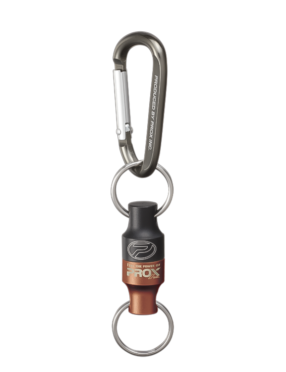 Prox MG Joint Twin Color Mıknatıslı Karabinalı Askı Aparatı Siyah Kırmızı Small