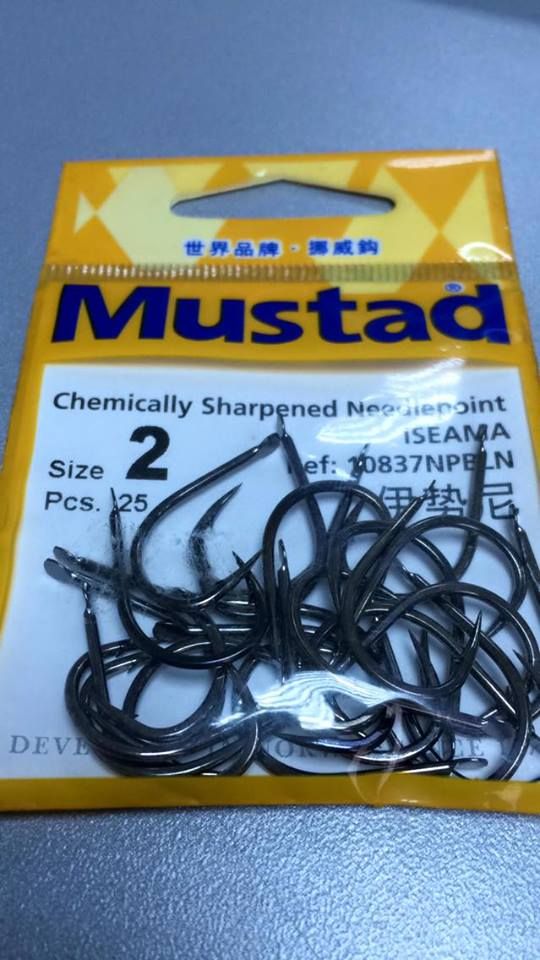 Mustad 10837NPBLN Kısa Pala İğne 