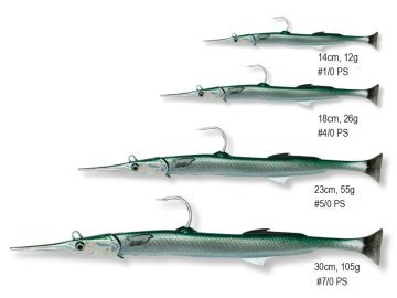 Savage gear Needlefish Pulsetail 2+1 23 cm 55 gr Suni Yem