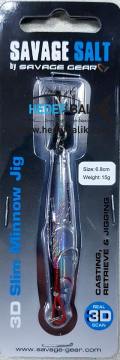 Savagear 3D Slim Minnow Jig 8gr 5.4 cm