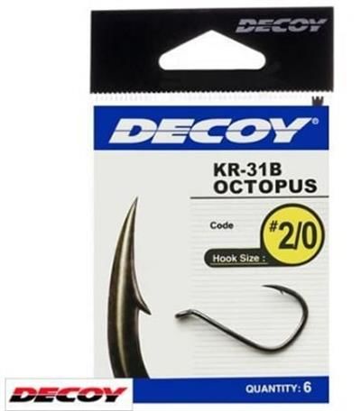 DECOY KR-31B Octopus Black Nickel Olta İğnesi