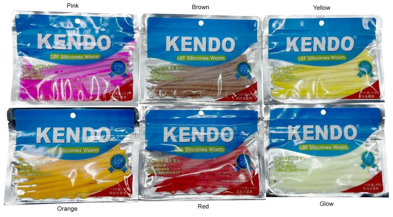 Kendo 10 cm Lrf Silicones Worm (Slim Gövde-Kokulu) 15 adet