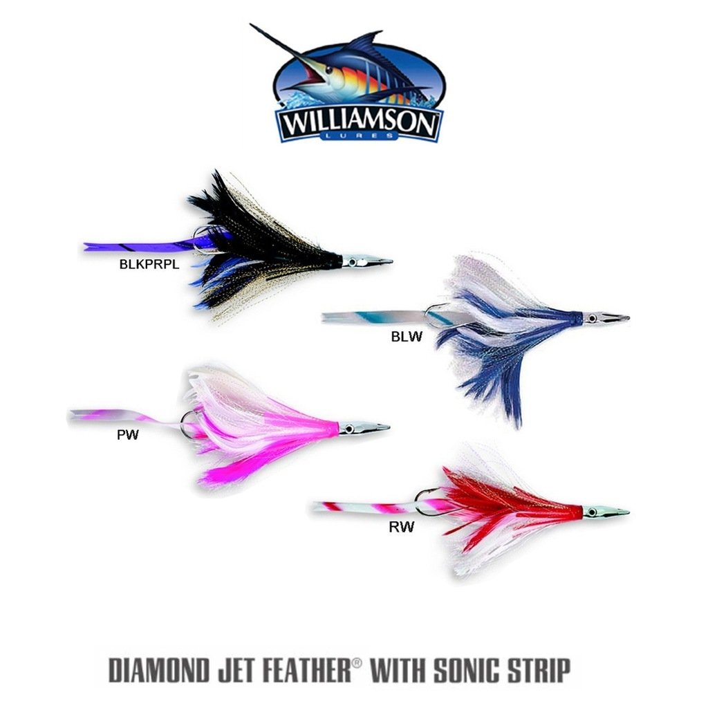 Williamson Diamond Jet Feather Rigged 05 Sırtı Yemi