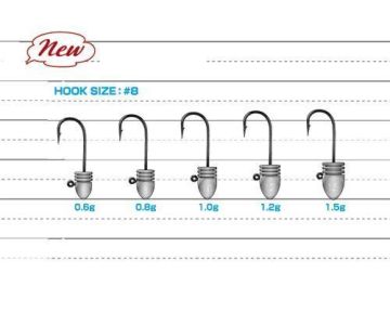 Xesta Blackstar Star Head Bullet Rib Head 2.5 gr
