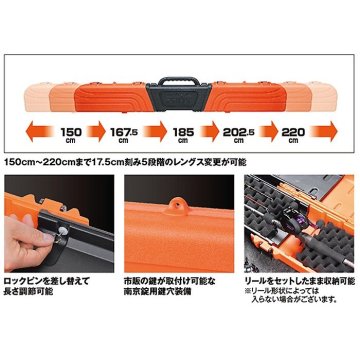 Prox Container Gear 5-Lenght Hard Rod Case Olta Taşıma Çantası Mavi