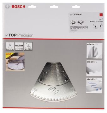 Bosch - Best Serisi Hassas Kesim Ahşap için Daire Testere Bıçağı 350*30 mm 84 Diş