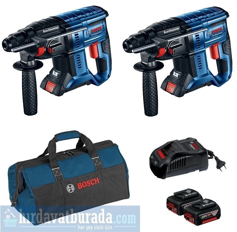 BOSCH GBH 180-LI Akülü Kırıcı Delici (2 li Set)