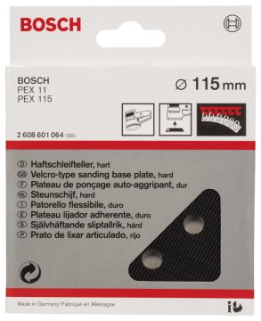 Bosch - 115 mm Zımpara Tabanı Sert (PEX)
