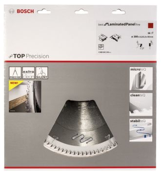 Bosch - Best Serisi Hassas Kesim Cilalı Plaka Malzemeleri için Daire Testere Bıçağı 300*30mm 96 Diş