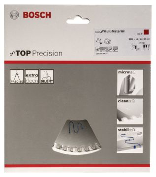 Bosch - Best Serisi Hassas Kesim Çoklu Malzeme için Daire Testere Bıçağı 165*20 mm 48 Diş
