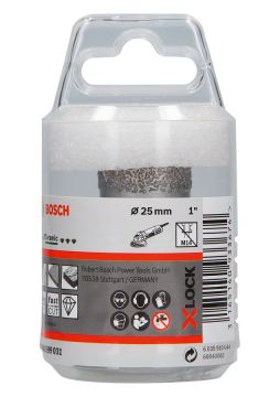 Bosch - X-LOCK - Best Serisi, Taşlama İçin Seramik Kuru Elmas Delici 25*35 mm