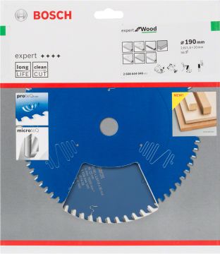 Bosch - Expert Serisi Ahşap için Daire Testere Bıçağı 190*20 mm 56 Diş