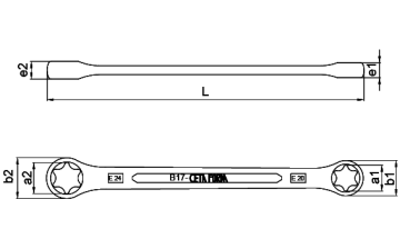 Ceta Form B17-1418 Dış Torx Anahtar