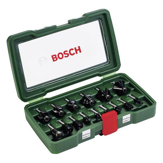 Bosch - 15 Parça Freze Seti 8 mm Şaftlı