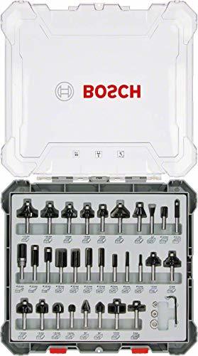 Bosch - Profesyonel 30 Parça Karışık Freze Ucu Seti 8 mm Şaftlı