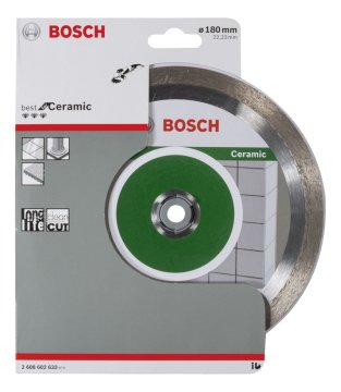 Bosch - Best Serisi Seramik İçin, Elmas Kesme Diski 180 mm