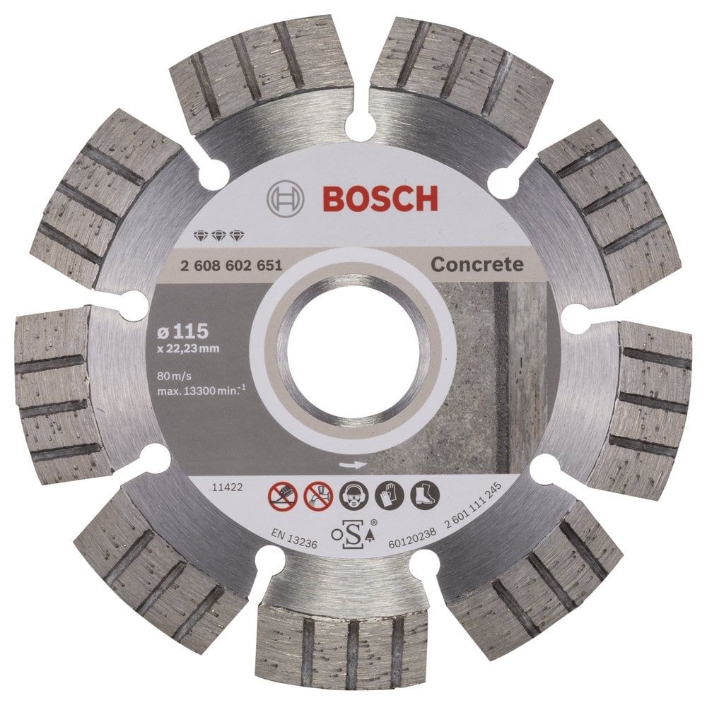 Bosch - Best Serisi Beton İçin Elmas Kesme Diski 115 mm