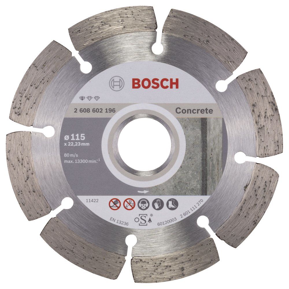 Bosch - Standard Seri Beton İçin Elmas Kesme Diski 115 mm