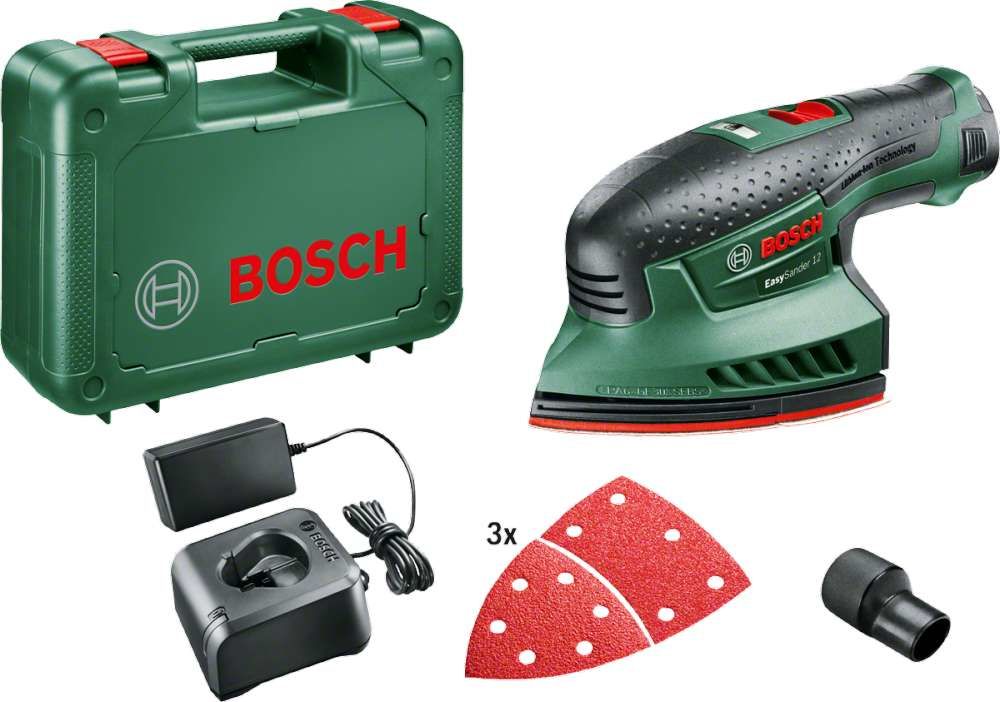 Bosch EasySander 12 Tek Akülü Multi Zımpara Makinesi (1 x 2,5 Ah)