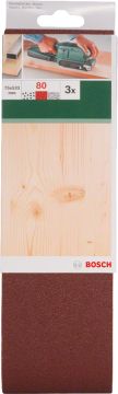Bosch - Tank Zımpara Kağıdı 3'lü, 75 x 533 mm 80 Kum