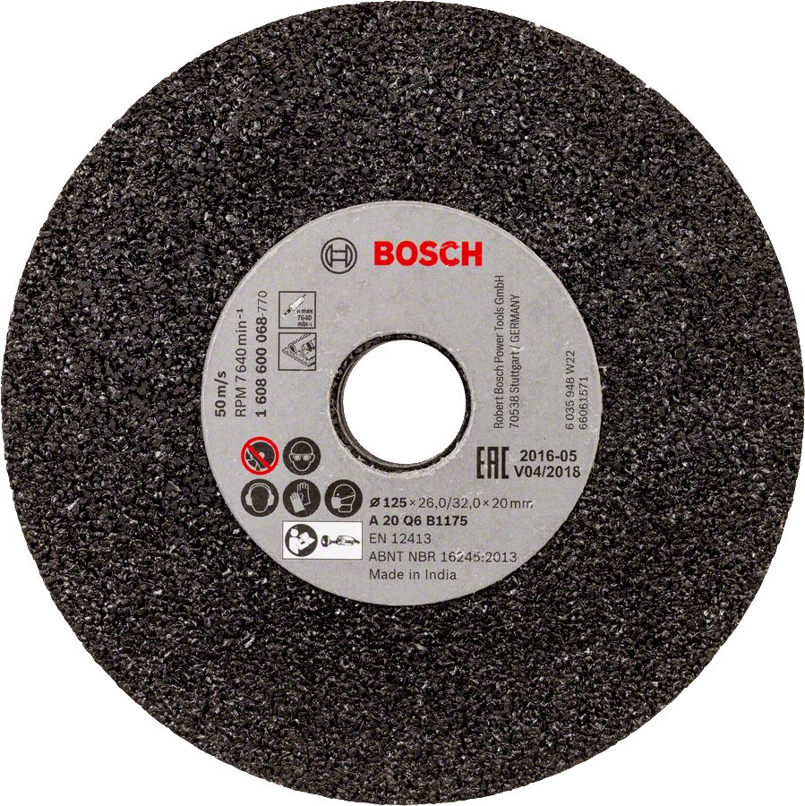 Bosch - GGS6S İçin 125 mm 20 Kum Taşlama Taşı SiC