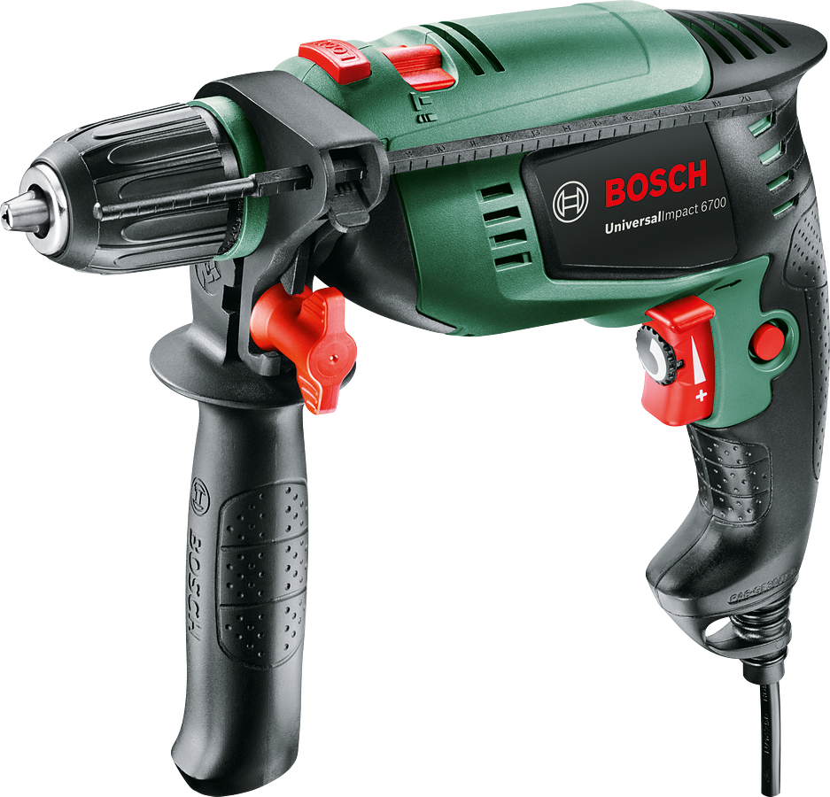 Bosch UniversalImpact 6700 Darbeli Matkap + 5 Parça Set