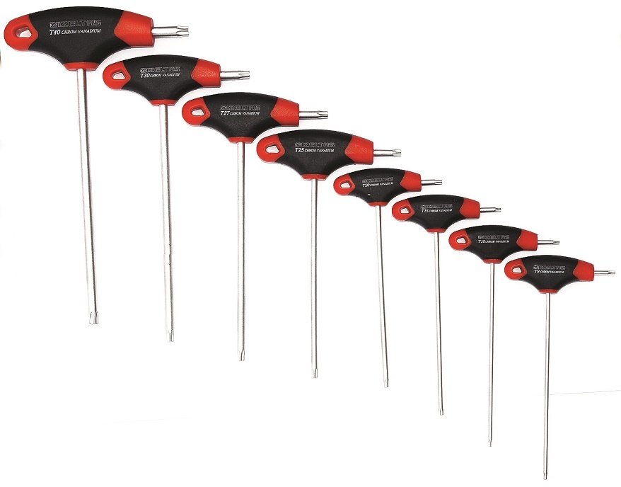 İZELTAŞ 4909 T Tipi Torx Allen Anahtar Takımı - 8 Parça