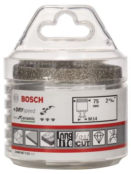 Bosch - Best Serisi, Taşlama İçin Seramik Kuru Elmas Delici 75*35 mm