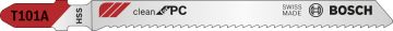 Bosch - Temiz Kesim Serisi Pleksiglas İçin T 101 A Dekupaj Testeresi Bıçağı 5'Li Paket