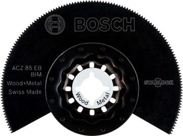 Bosch - Starlock - ACZ 85 EB - BIM Ahşap ve Metal İçin Segman Testere Bıçağı, Bombeli 1'li