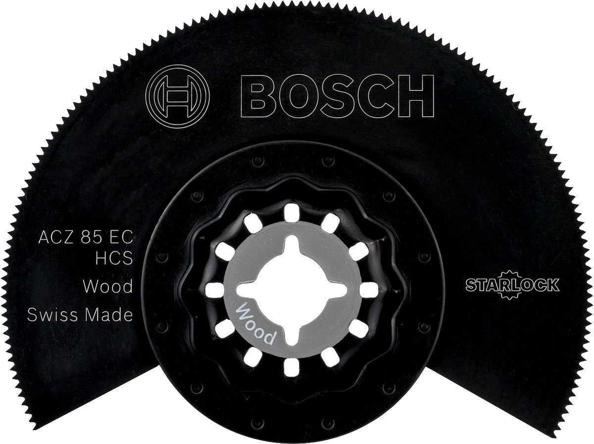 Bosch - Starlock - ACZ 85 EC - HCS Ahşap İçin Segman Testere Bıçağı, Bombeli 1'li