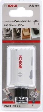 Bosch - Yeni Progressor Serisi Ahşap ve Metal için Delik Açma Testeresi (Panç) 32 mm