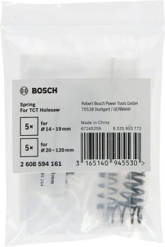 Bosch - Endurance Serisi Ağır Metaller için TCT Delik Açma Testeresi (Panç) Dışarı Atma Yayı