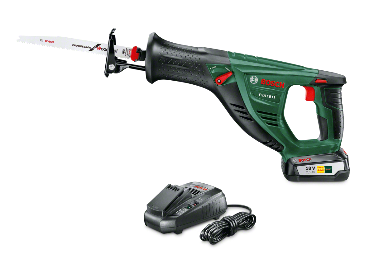 Bosch PSA 18 LI Akülü Panter Testere + 2. Akü