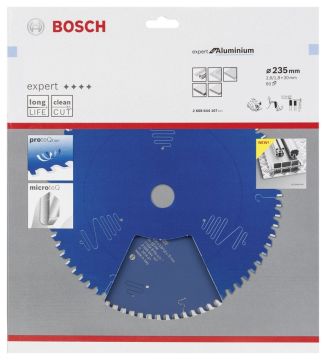 Bosch - Expert Serisi Alüminyum için Daire Testere Bıçağı 235*30 mm 80 Diş