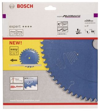 Bosch - Expert Serisi Çoklu Malzeme için Daire Testere Bıçağı 210*30 mm 54 Diş