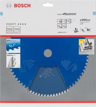 Bosch - Expert Serisi Alüminyum için Daire Testere Bıçağı 254*30 mm 80 Diş