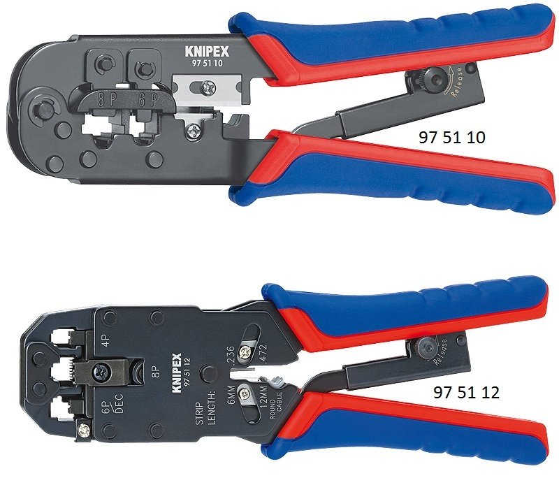 Knipex 97 Telefon ve Jak Bağlantı Pensesi 97 51 10 - 190 MM