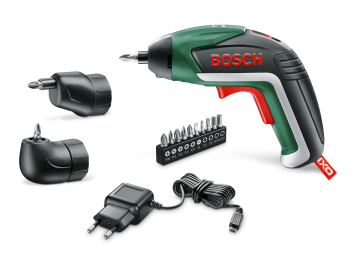 Bosch  IXO Akülü Vidalama Makinesi + Köşe + Eksantrik Adaptör