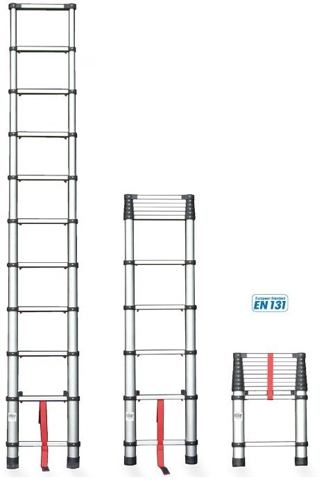 Teleskopik Merdiven 2,60 - 3,80 Metre. 4,40 Metre