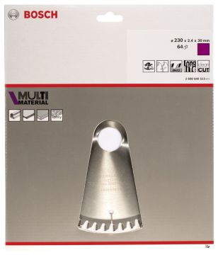 Bosch - Standard for Serisi Çoklu Malzeme için Daire Testere Bıçağı 230*30 mm 64 Diş