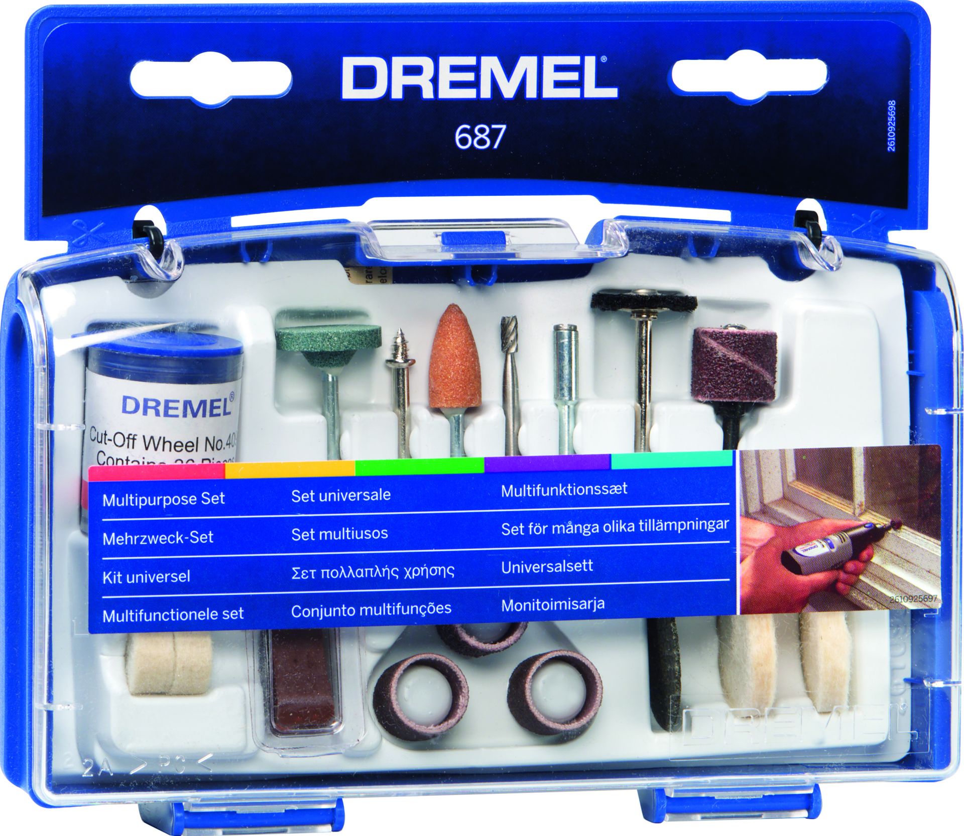 DREMEL 52 Karışık Çok Amaçlı Set 687