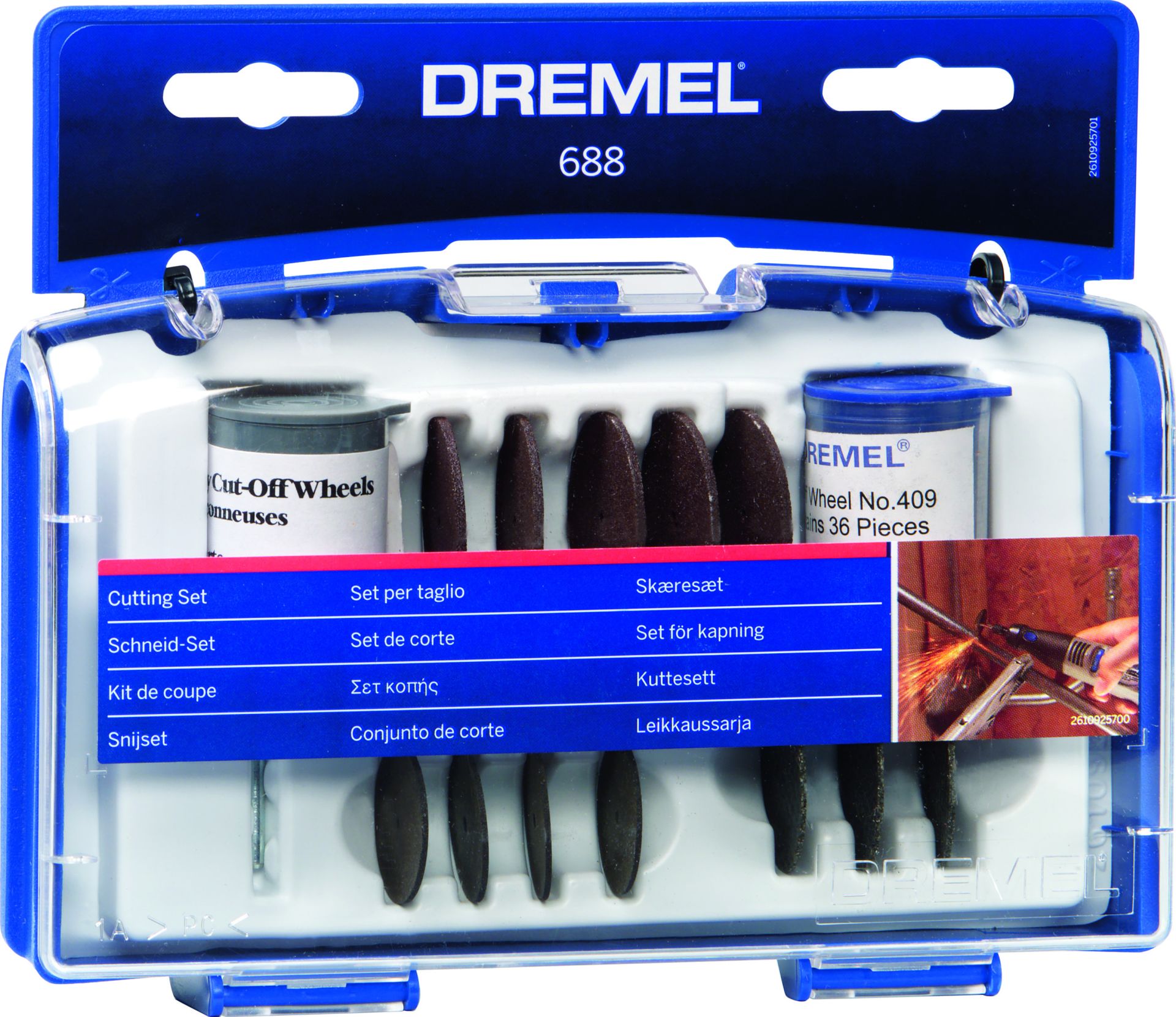 DREMEL 68 Parça Kesme Seti 688