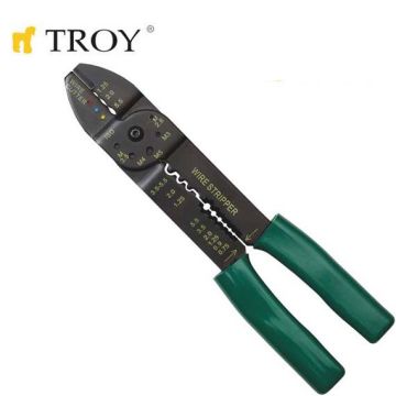 TROY 24006 Kablo Sıyırma-Pabuç Sıkma (200mm)