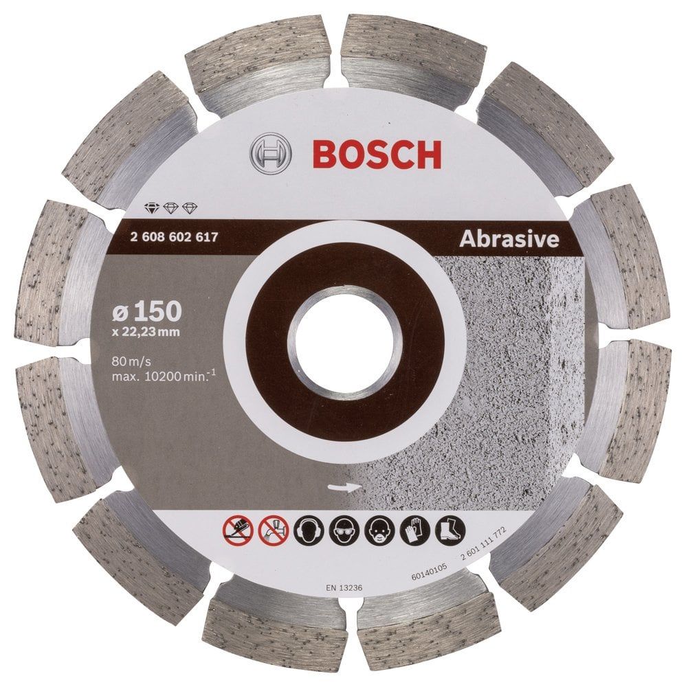 Bosch - Standard Seri Aşındırıcı Malzemeler İçin Elmas Kesme Diski 150 mm